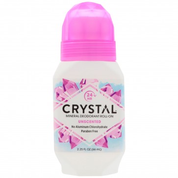 Crystal Body Deodorant Roll-On Fragrance Free 2.25 fl oz