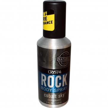 Crystal Rock Deodorant Body Spray Cobalt Sky 4 fl oz