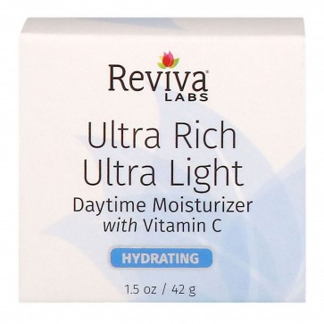 Reviva Labs Ultra Rich Ultra Light Daytime Moisturizer 1.5 oz