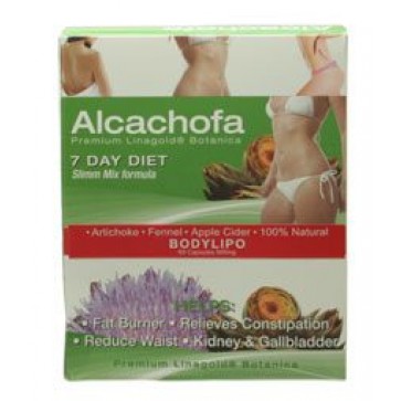 Azteca Products Alcachofa 7 Day Diet 75 Capsules