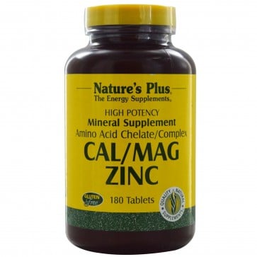 Nature's Plus Cal/Mag/Zinc 180 Tablets