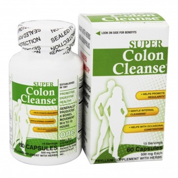 Super Colon Cleanse 60 Capsules by Health Plus