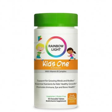 Rainbow Light Kid's One Multivitamin Fruit Punch 90 Chewable Tablets