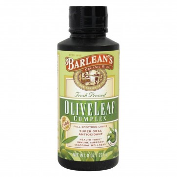 Olive Leaf Complex Natural Flavor 8 oz by Barlean's 