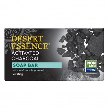 Desert Essence Activated Charcoal Bar Soap 5 oz