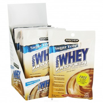 Biochem 100% Whey Protein Chocolate Fudge 10 Packs