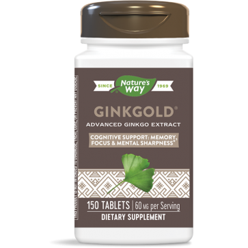 Nature's Way Ginkgold 60 mg 150 Tablets