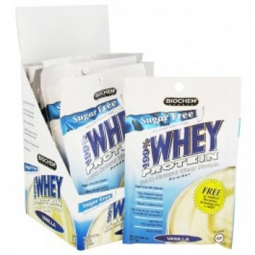Biochem 100% Whey Protein Sugar Free Vanilla 10 Pack
