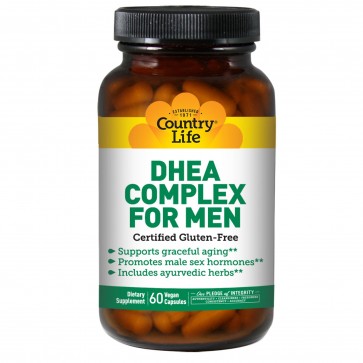 Country Life Dhea Complex For Men 60 Vegicaps