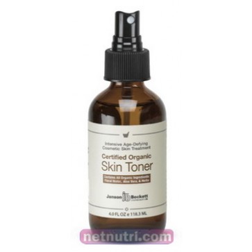 Skin Toner, Certified Organic 4fl oz Janson-Beckett