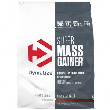 Dymatize Nutrition Super Mass Gainer Rich Chocolate 12 lb Bag