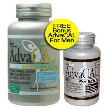Lane Labs AdvaCAL Ultra 1000 for Men 120 Capsules