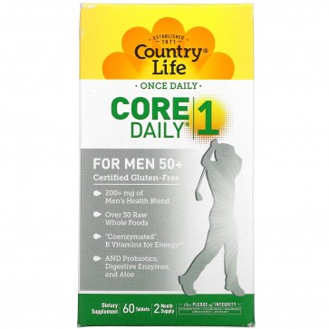 Country Life Core Daily 1 For Men 50 + 60 Tablets