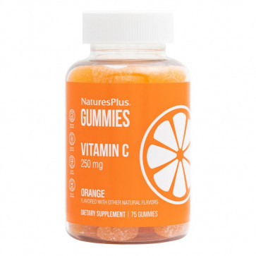 Vitamin C 250mg Orange 75 Gummies by NaturesPlus