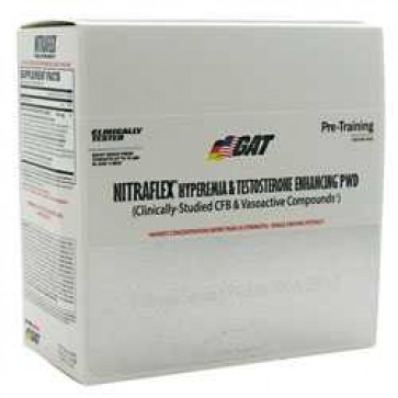 GAT Nitraflex Hypermia & Testosterone Enhancing PWD 8 Single Serving Packets ( 80g/2.8 oz)