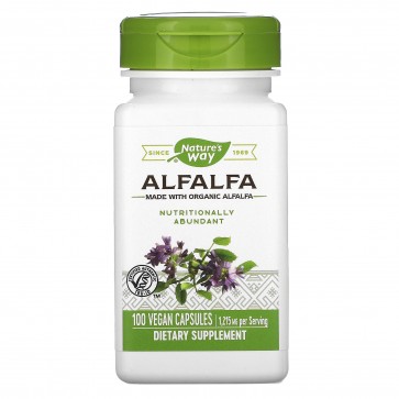 Nature's Way Alfalfa 1215 mg 100 Vegan Capsules 