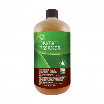 Desert Essence Thoroughly Clean Face Wash Original Refill Size 32 fl oz