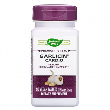 Nature's Way Garlicin Cardio Odor Free 90 Tablets