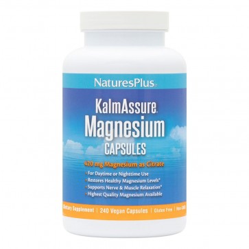 Natures Plus KalmAssure Magnesium 240 Vegan Capsules