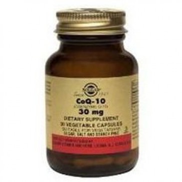 Solgar Kosher Coenzyme Q-10 30 mg 60 Vegetable Capsules