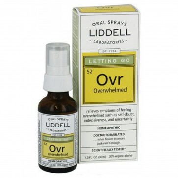 Liddell Laboratories- Ovr Letting Go Overwhelmed Homeopathic Oral Spray - 1 oz
