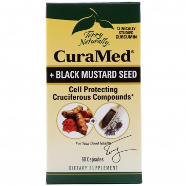 Terry Naturally CuraMed + Black Mustard Seed 60 Capsules