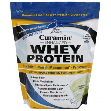 Terry Naturally Curamin Enhanced Whey Protein Silky Smooth Vanilla 24 oz (680 Grams)