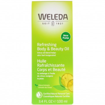 Weleda Refreshing Body Oil Citrus 3.4 fl oz