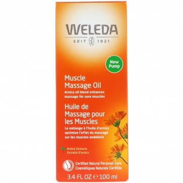Weleda Arnica Massage Oil 3.4 fl oz