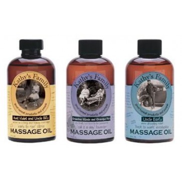 Kathy's Family Massage Oil, 6 oz. Aunt Violet And Uncle Bill's