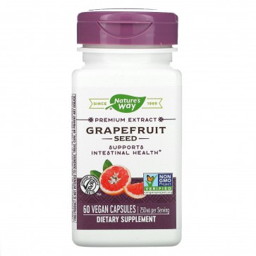Nature's Way Grapefruit Seed Standardized 60 Vegan Capsules
