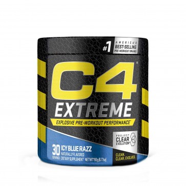 Cellucor C4 Extreme Icy Blue Razz 30 Servings 
