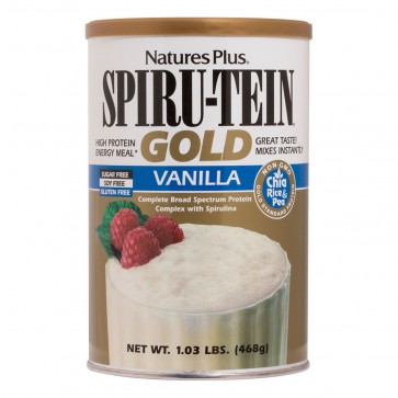 Nature's Plus Spiru-Tein Gold High Protein Energy Meal Vanilla 1.03 lbs (468 g)