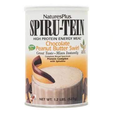 Spirutein Chocolate Peanut Butter Swirl 1.2 lb by Nature's Plus