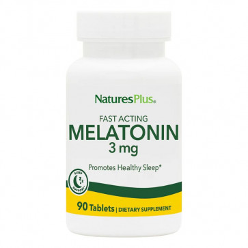 Natures Plus Fast Acting Melatonin 3 mg 90 Tablets