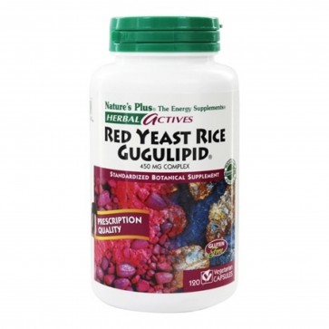 Natures Plus Herbal Actives Red Yeast Rice Gugulipid Complex | Herbal Actives Red Yeast Rice Gugulipid Complex