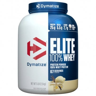 Dymatize Nutrition Elite 100% Whey Gourmet Vanilla 5 lbs