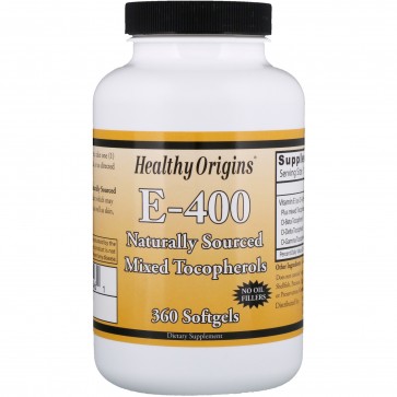 Healthy Origins, E- 400, 400 IU, 360 Softgels