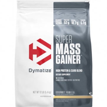 Dymatize Nutrition Super Mass Gainer 12lb Gourmet Vanilla Bag