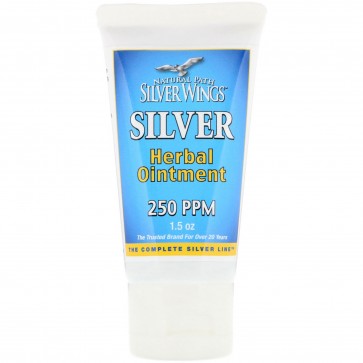Natural Path Silver Wings Silver Herbal Ointment 250 PPM 1.5 oz