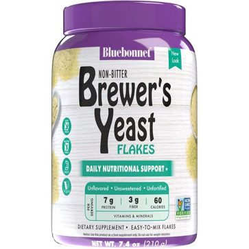 Bluebonnet Nutrition Non-Bitter Brewer's Yeast Flakes 10.58 oz