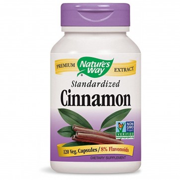 Nature's Way Cinnamon Standardized 60 Capsules