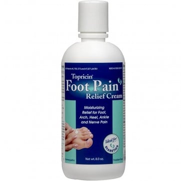 Topricin Foot Pain Relief Cream 8.0 oz