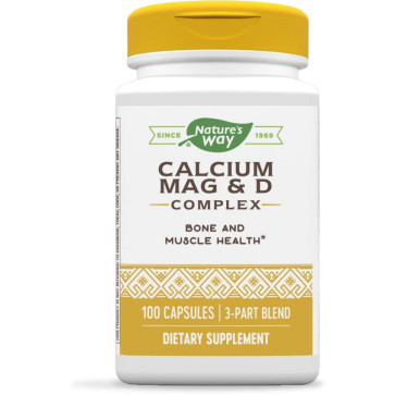 Nature's Way Calcium Mag & D 100 Capsules