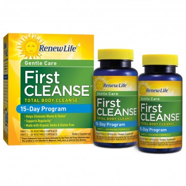 ReNew Life First Cleanse Dietary Supplement Capsules 15 Day Program
