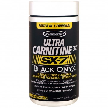 Muscletech Ultra Carnitine 3X SX-7 Black Onyx 120 Caplets