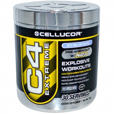 Cellucor C4 Extreme Icy Blue Raspberry 30 Servings 