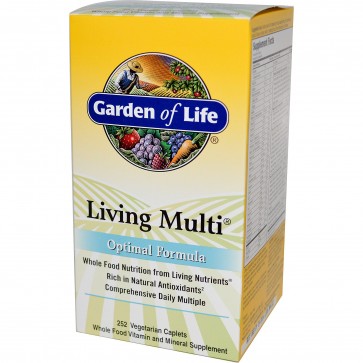 Garden of Life - Living Multi Optimal Formula - 252 Vegetarian Caplets