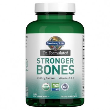  Garden of Life Dr. Formulated Stronger Bones 150 Tablets