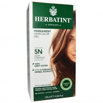 Herbatint Herbal Haircolor Gel 5N Permanent Light Chestnut